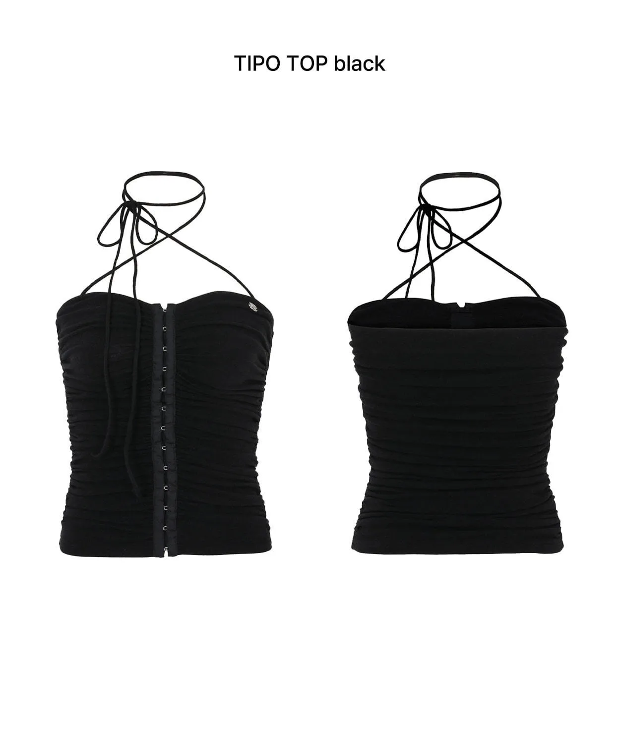 Edgy ★PAIN OR PLEASURE★ Black TIPO TOP offering a Unique Style