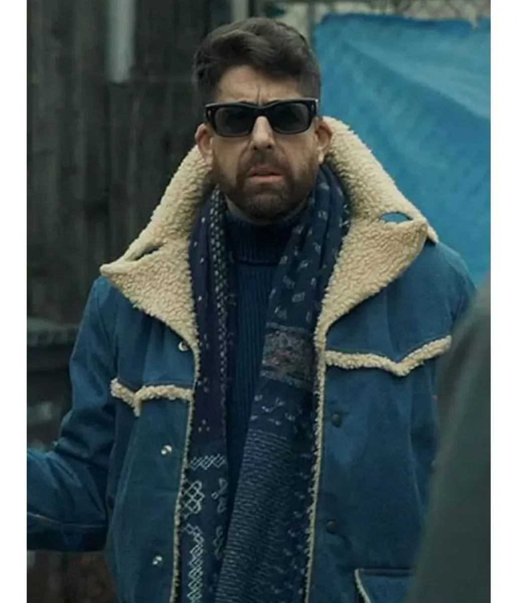 Denim Shearling Jacket from The Equalizer Season 2 by Adam Goldberg