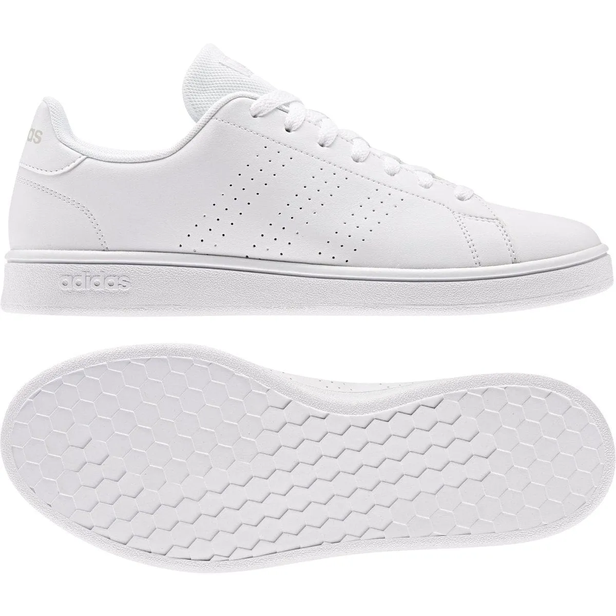 Men's Adidas Advantage Base White Shoe