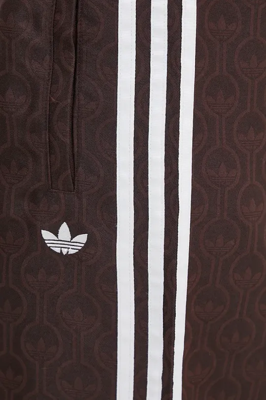 adidas Originals trousers Oversized Monogram Track Pant women's brown color JN8304