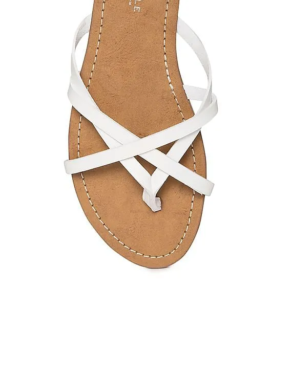 Aeropostale Criss Cross Strap Sandals Moda manica lunga in pizzo con scollo a V manica lunga magliette lavorate a maglia casual 