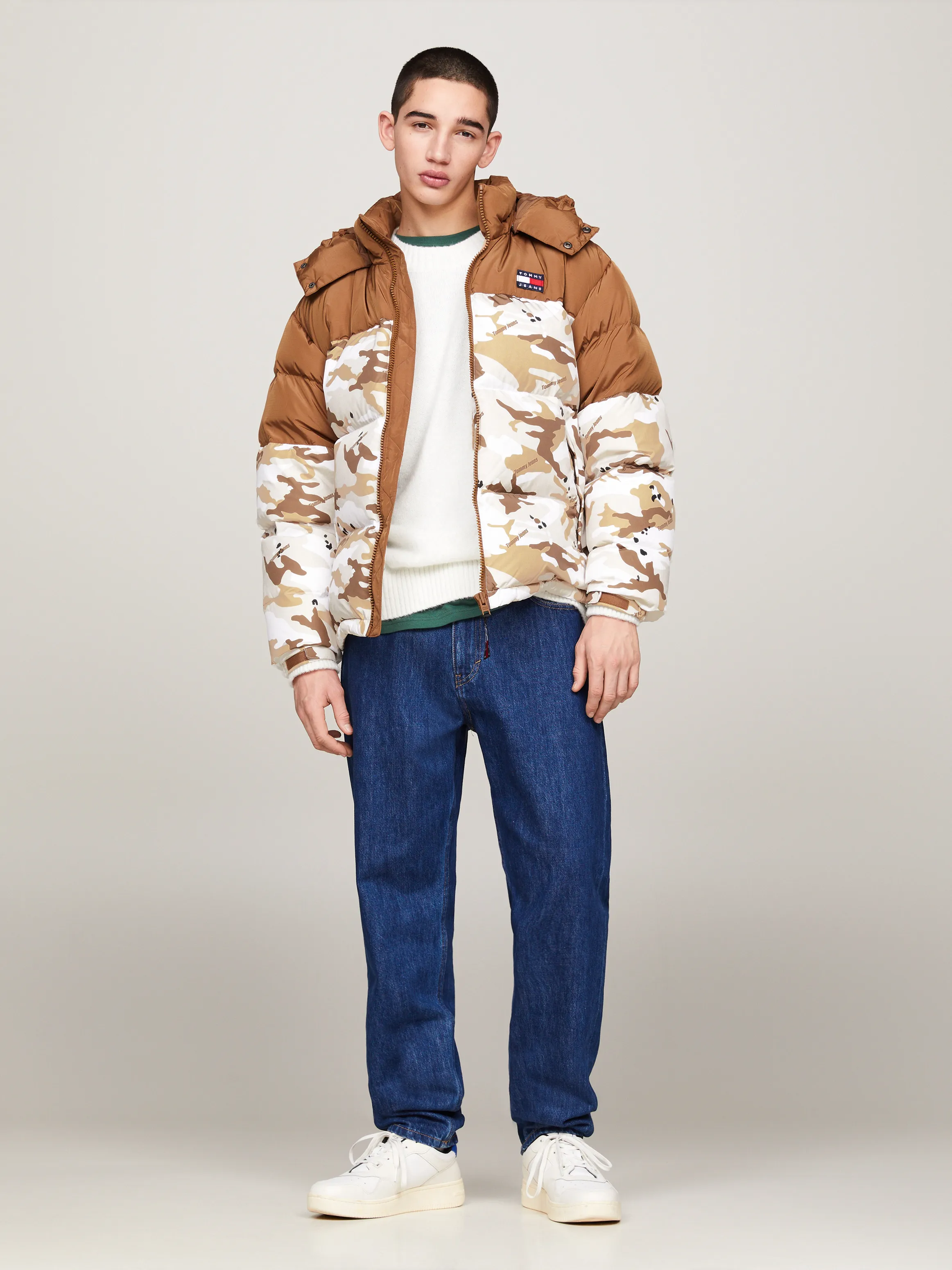 All-Over Print Down Relaxed Alaska Puffer