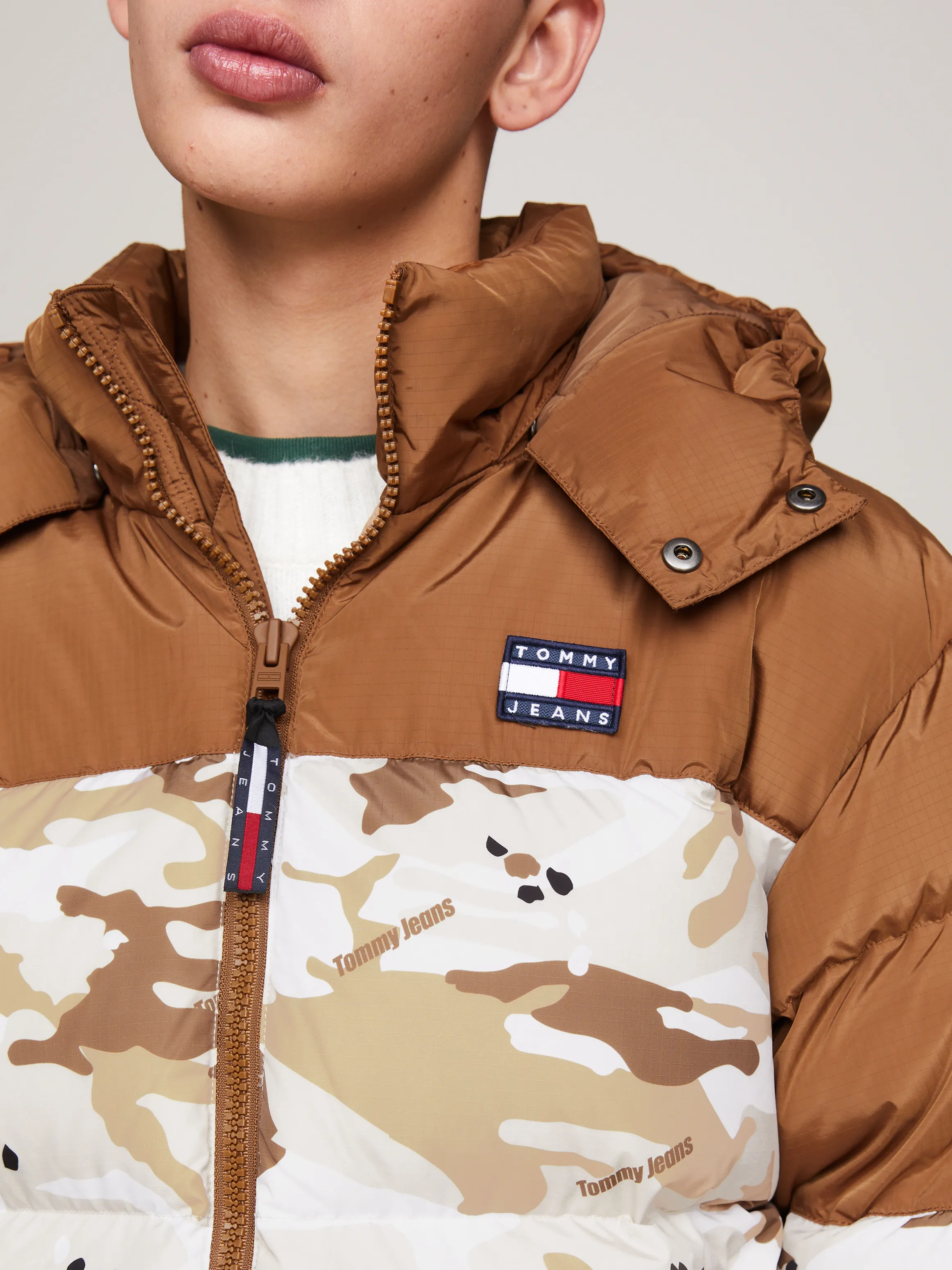 All-Over Print Down Relaxed Alaska Puffer