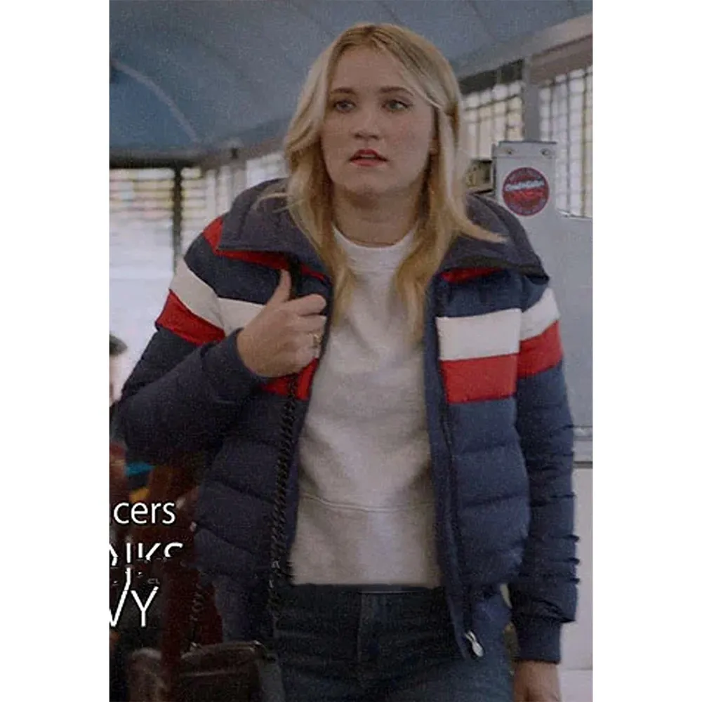 Almost Family Emily Osment Puffer Jacket