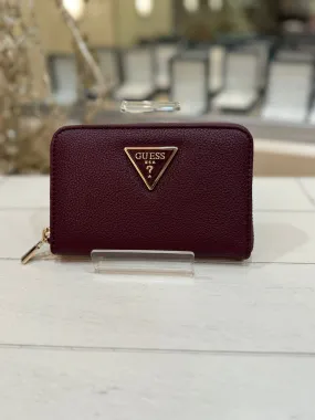 GUESS Meridian Triangle Logo Wallet Amethyst