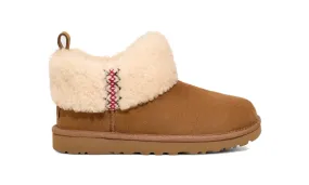 Womens Classic Ultra Mini Braid Chestnut UGG