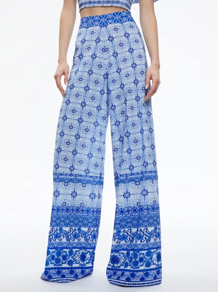 Alice + Olivia Athena Pant Greek Tile