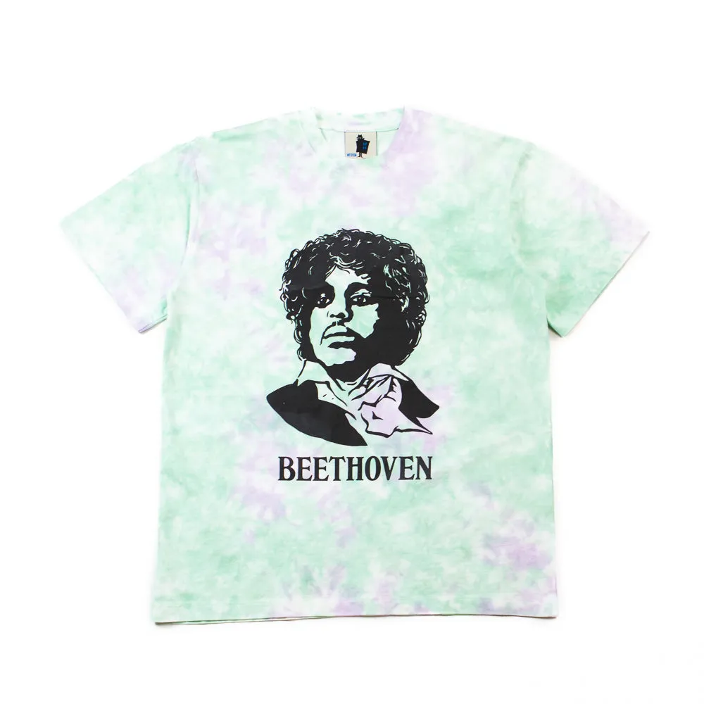 Beethoven SS Tee (Green Tie Dye)