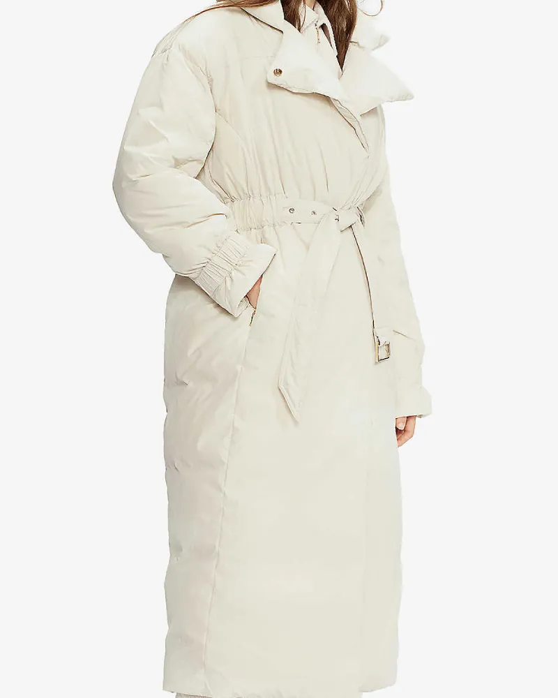 Belted Puffer Coat