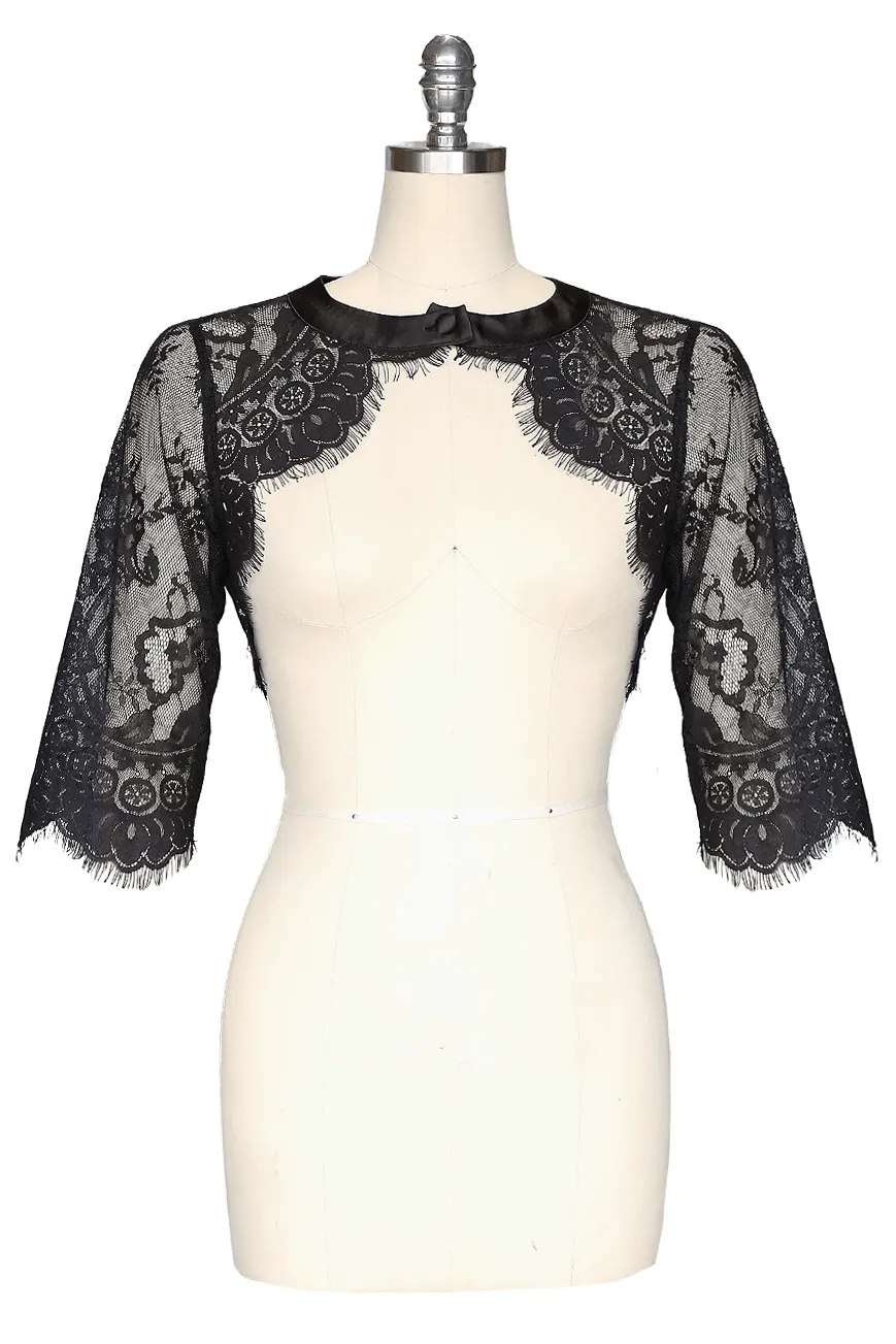 Lace Shrug (Black)