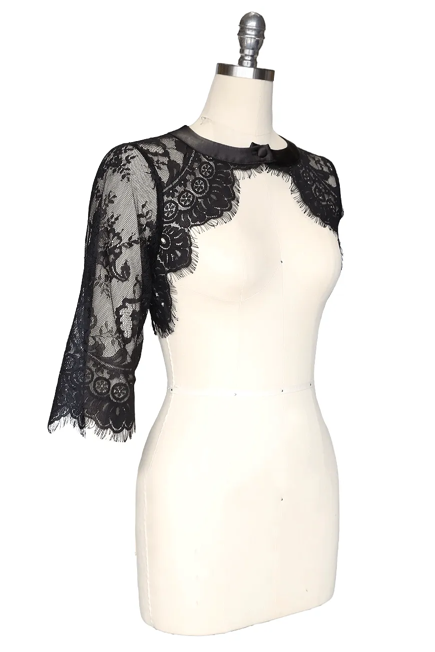 Lace Shrug (Black)