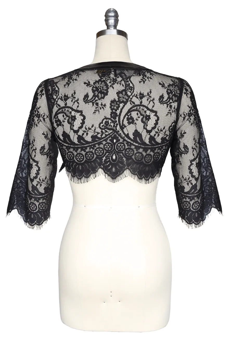 Lace Shrug (Black)