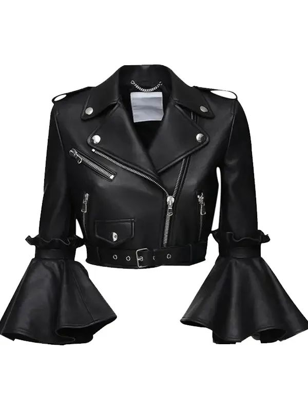 Black Leather Jacket for Women