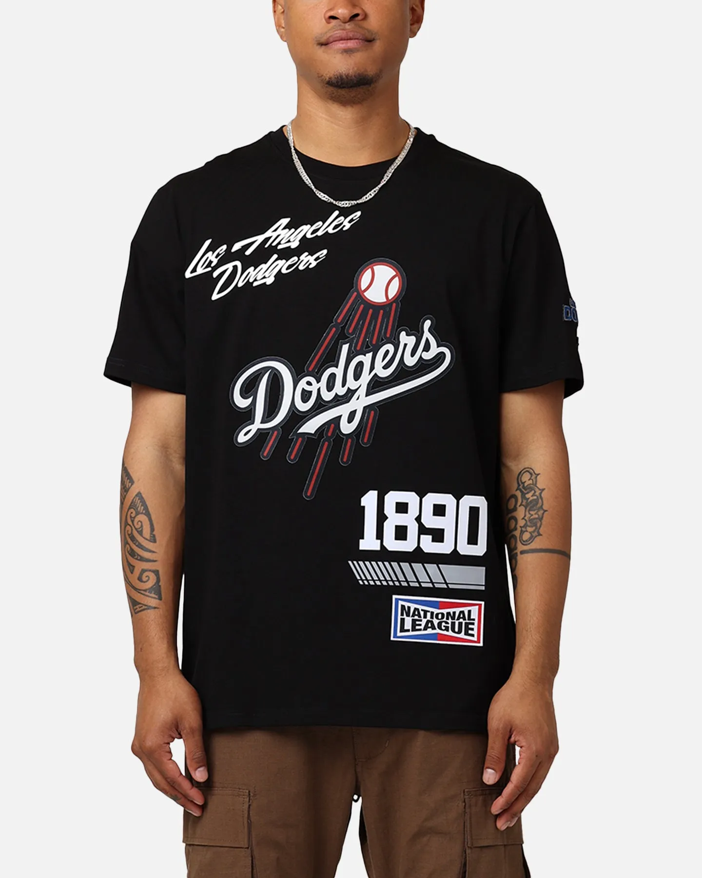 Black LA Dodgers Fast Lane SJ T-Shirt