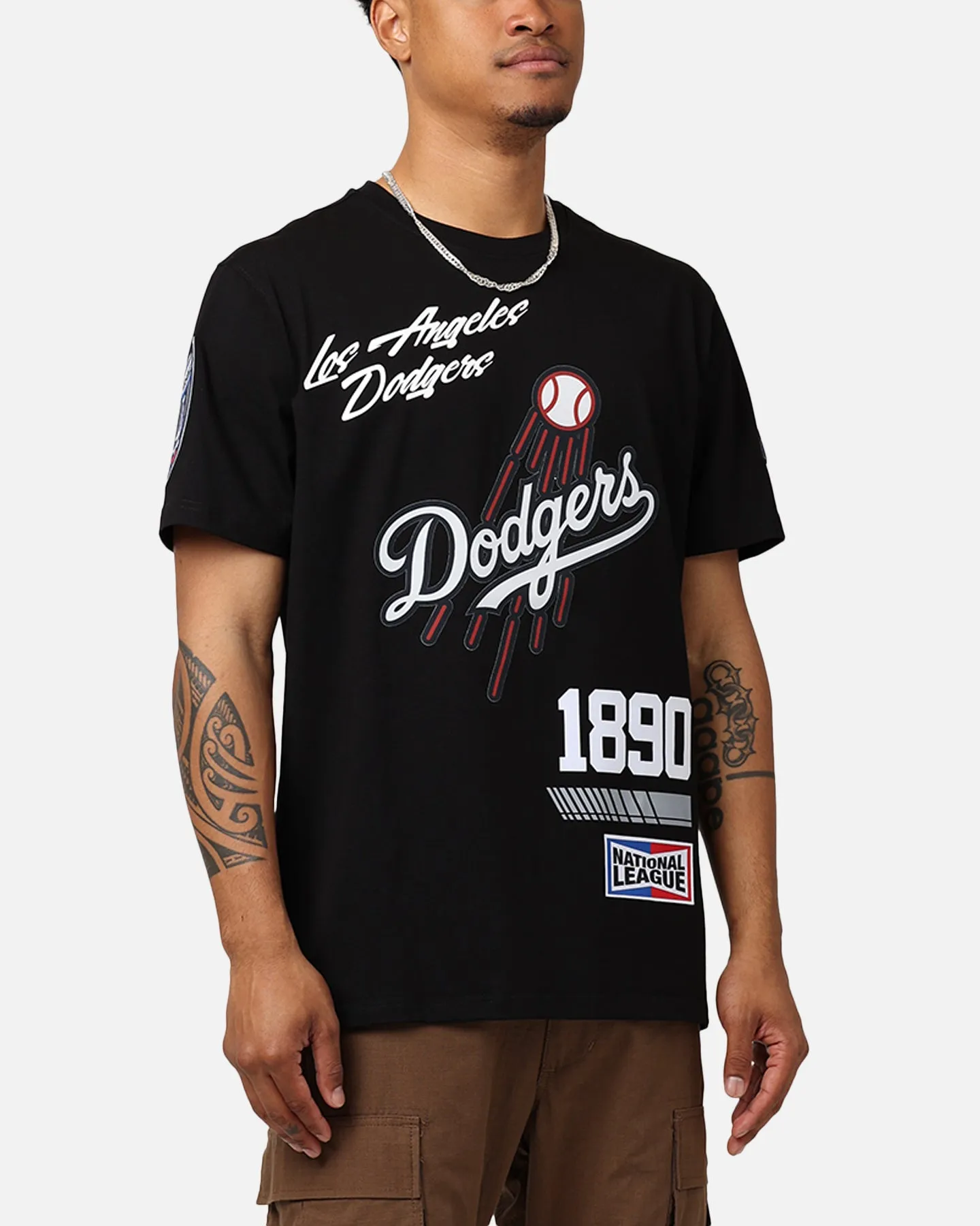 Black LA Dodgers Fast Lane SJ T-Shirt