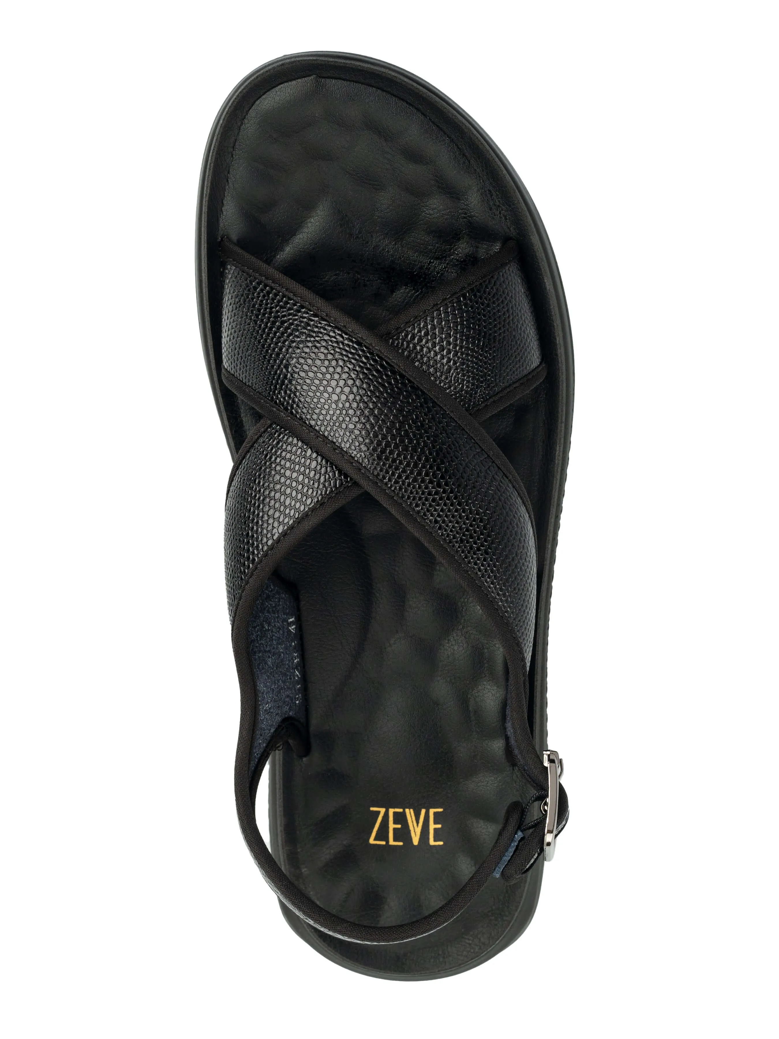 Slingback Sandal - Black Phyton