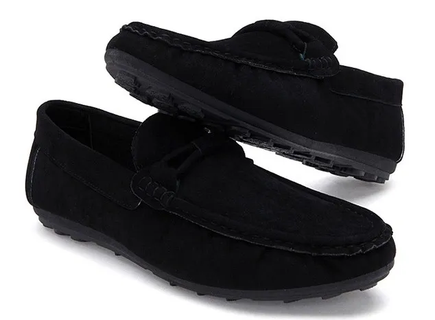 Black Suede Men's Loafers