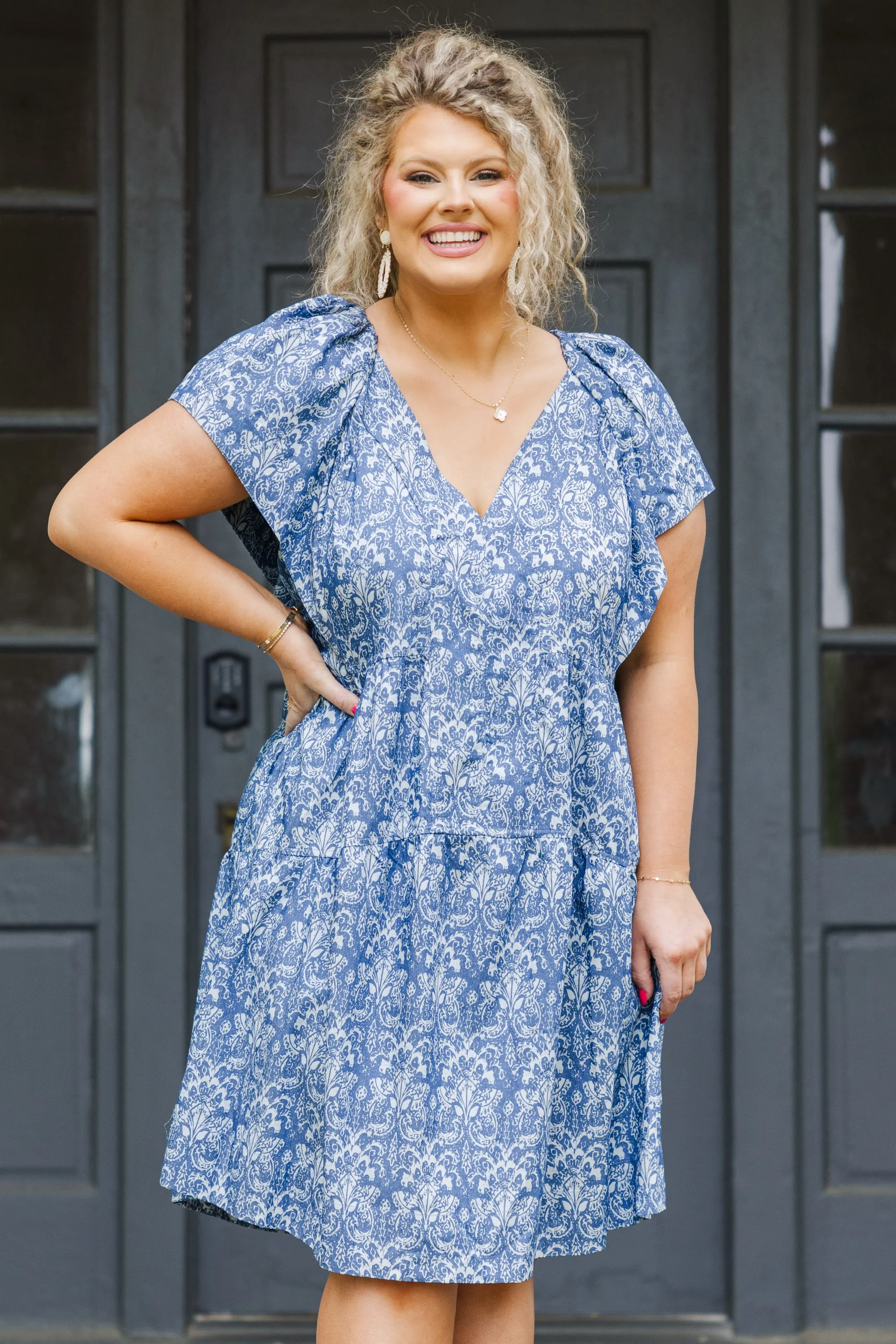 Blue Stylish Dress