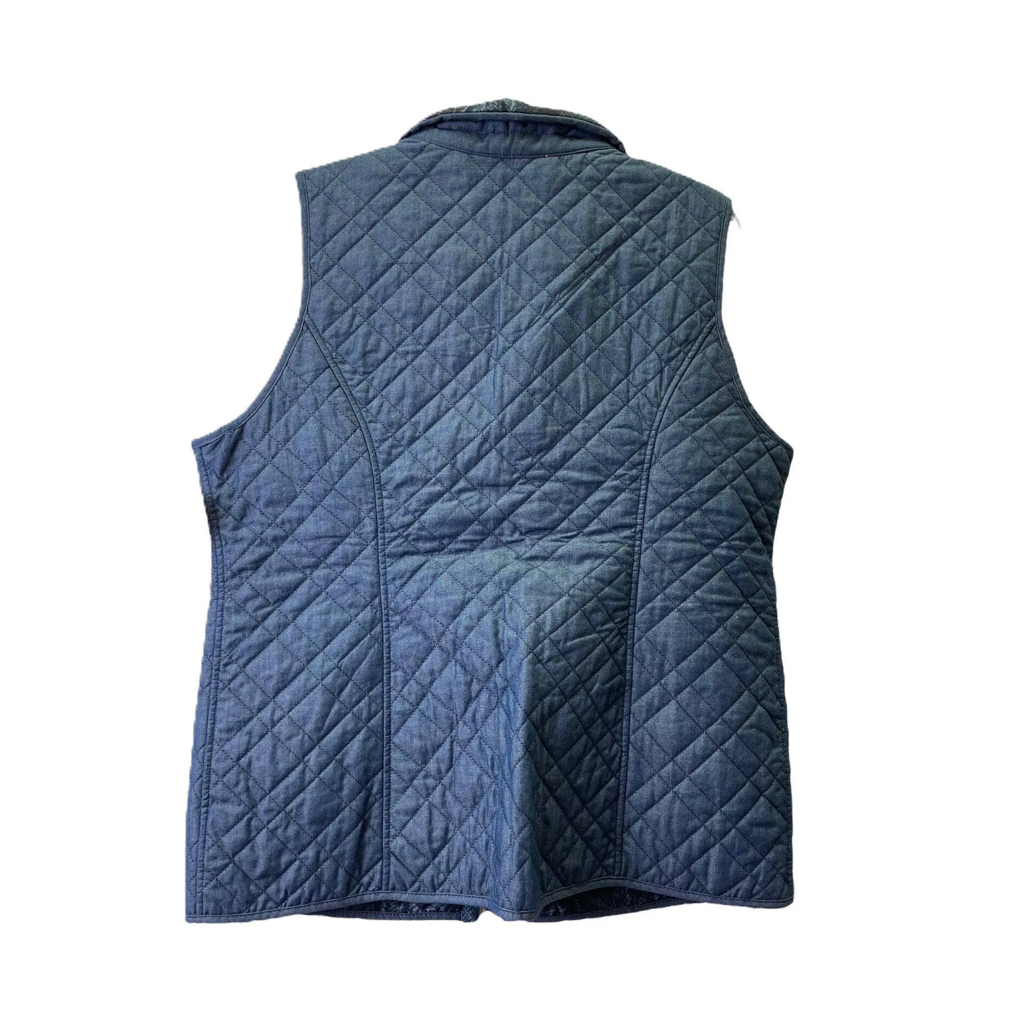 Blue Puffer Vest by Chicos in M