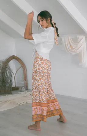 Boho Wide Leg Pants with Belt Detail (SPA389A)