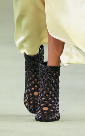 Bottega Veneta Woven Ankle Boots