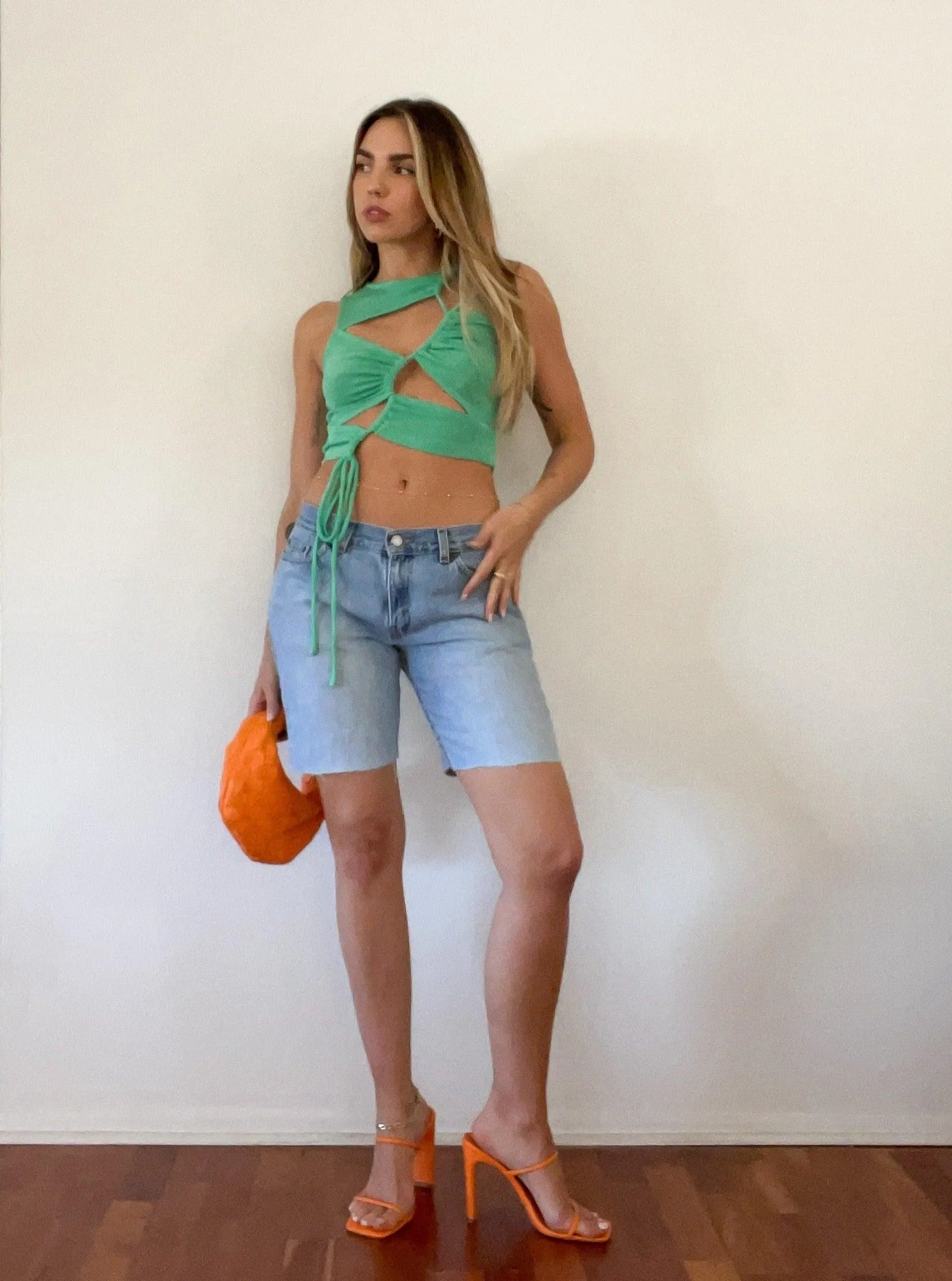 Break Through Cropped Top