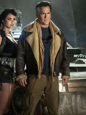 Ash vs Evil Dead Bruce Campbell Shearling Jacket