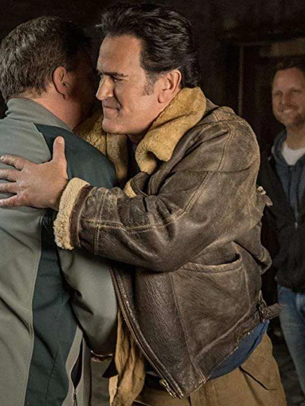 Ash vs Evil Dead Bruce Campbell Shearling Jacket