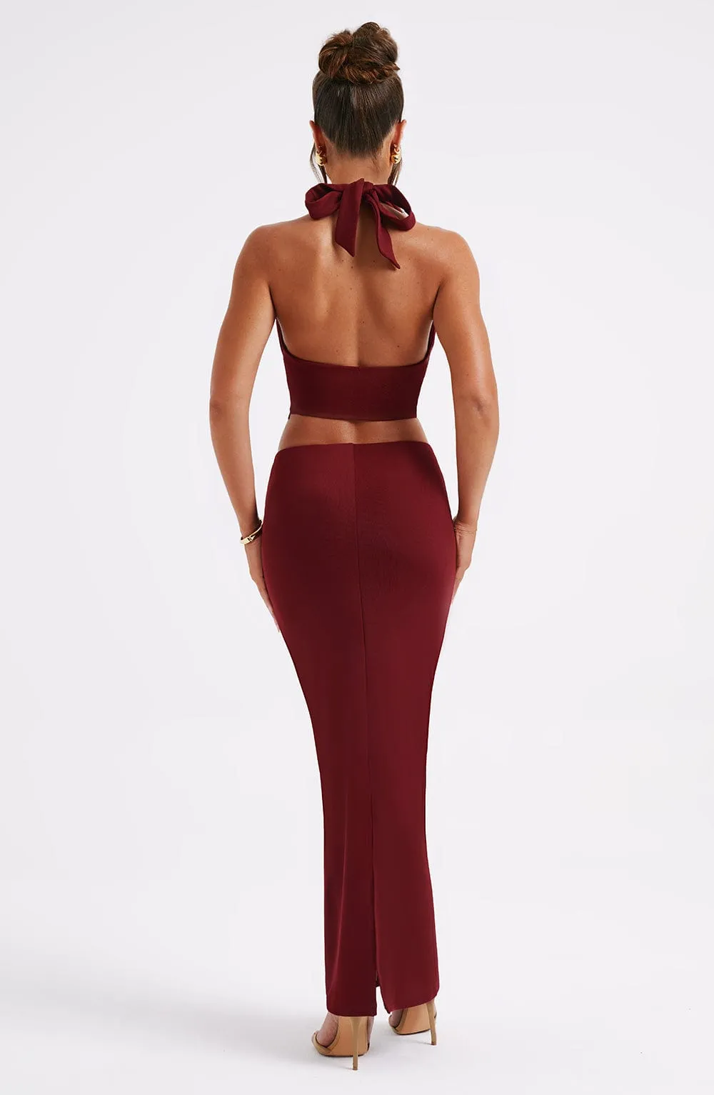 Maxi Skirt - Burgundy