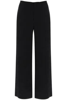 By Malene Birger marchei wide leg pants in BLACK