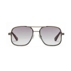 Caddis Metamodernist Scout Reading Glasses in Matte Vintage Bronze and Grey