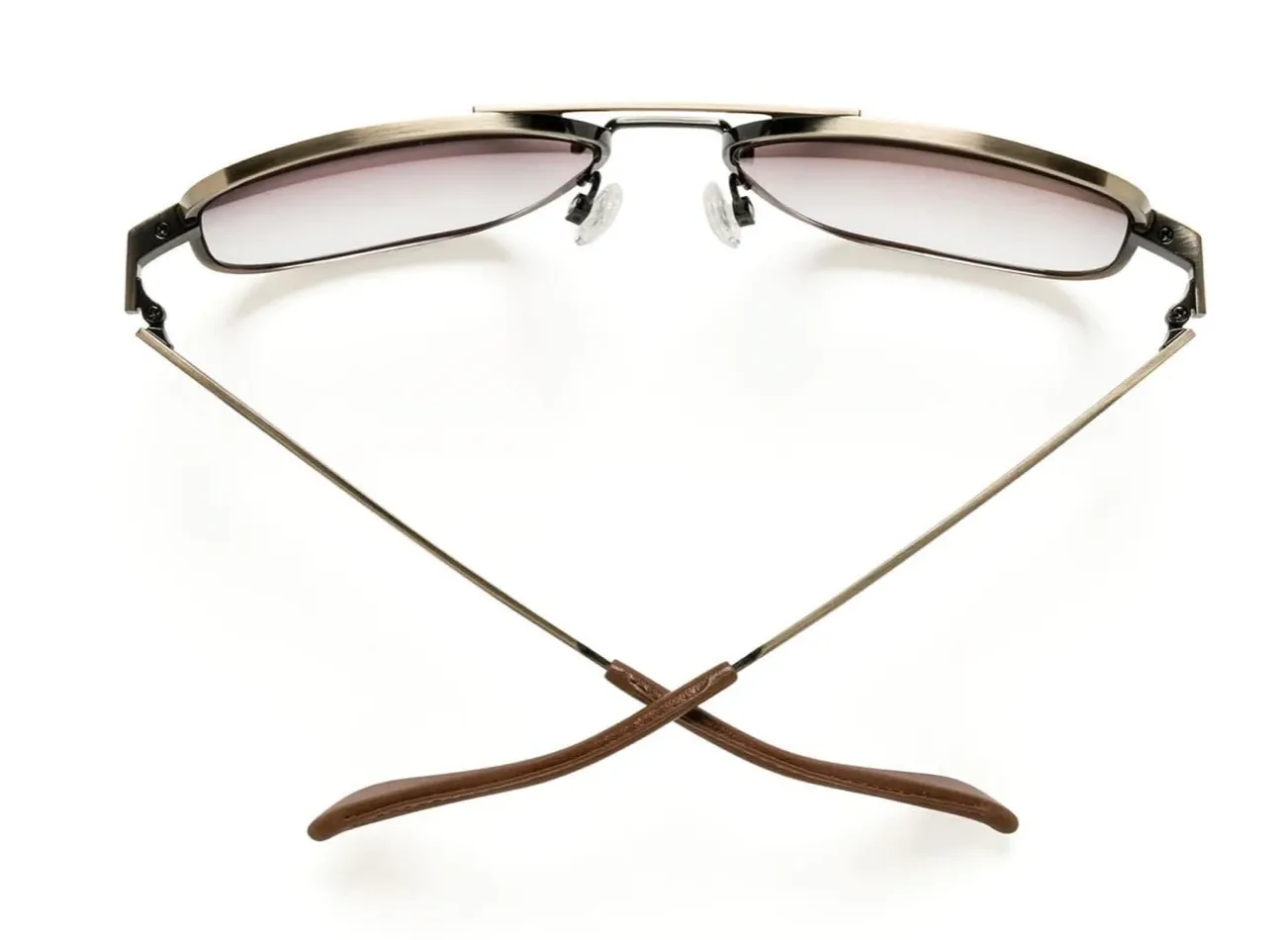 Caddis Metamodernist Scout Reading Glasses in Matte Vintage Bronze and Grey