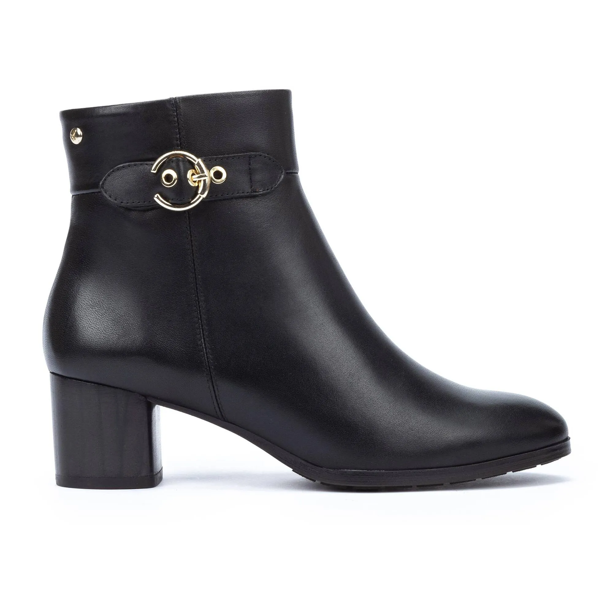 CALAFAT Chunky Heel Booties