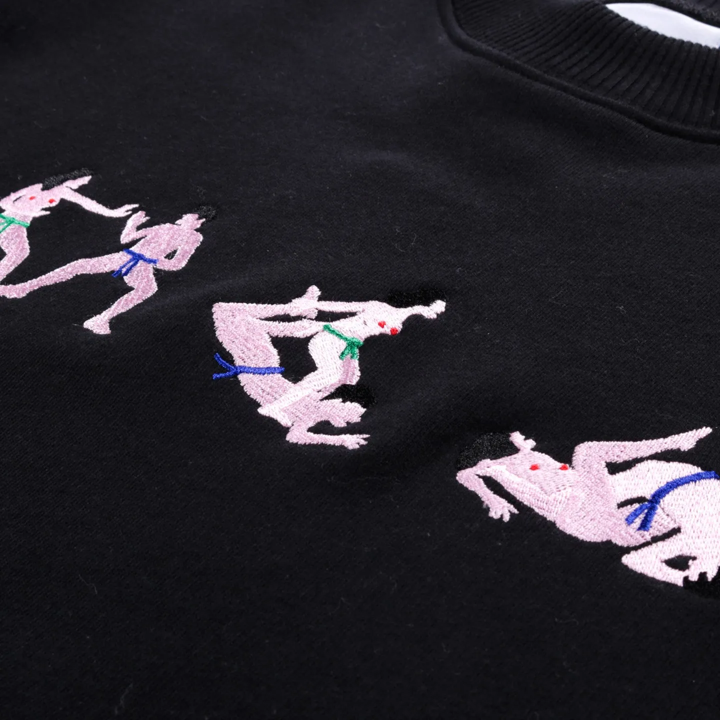 Karate Queen Crewneck in Black