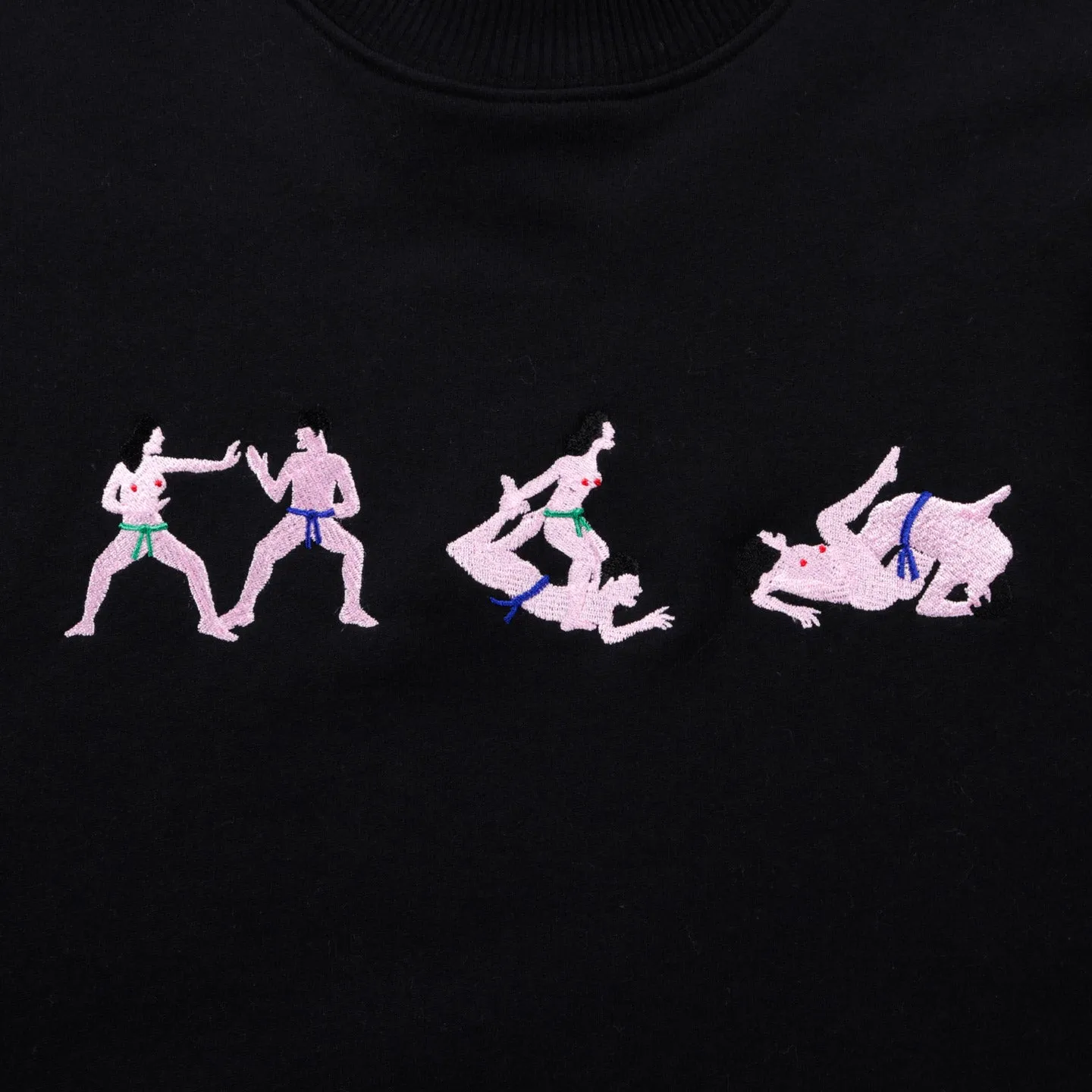 Karate Queen Crewneck in Black