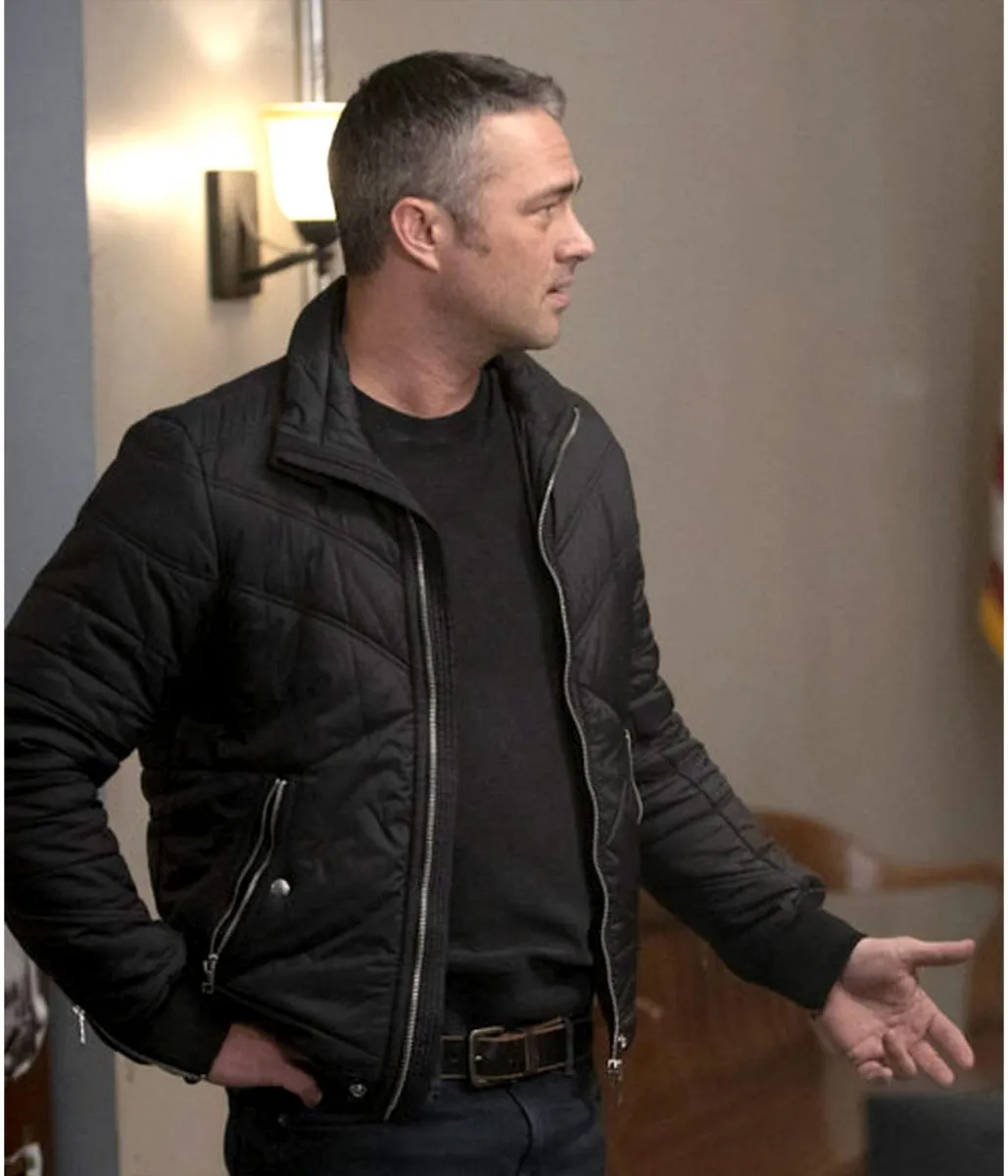 Chicago Fire Taylor Kinney Black Puffer Jacket