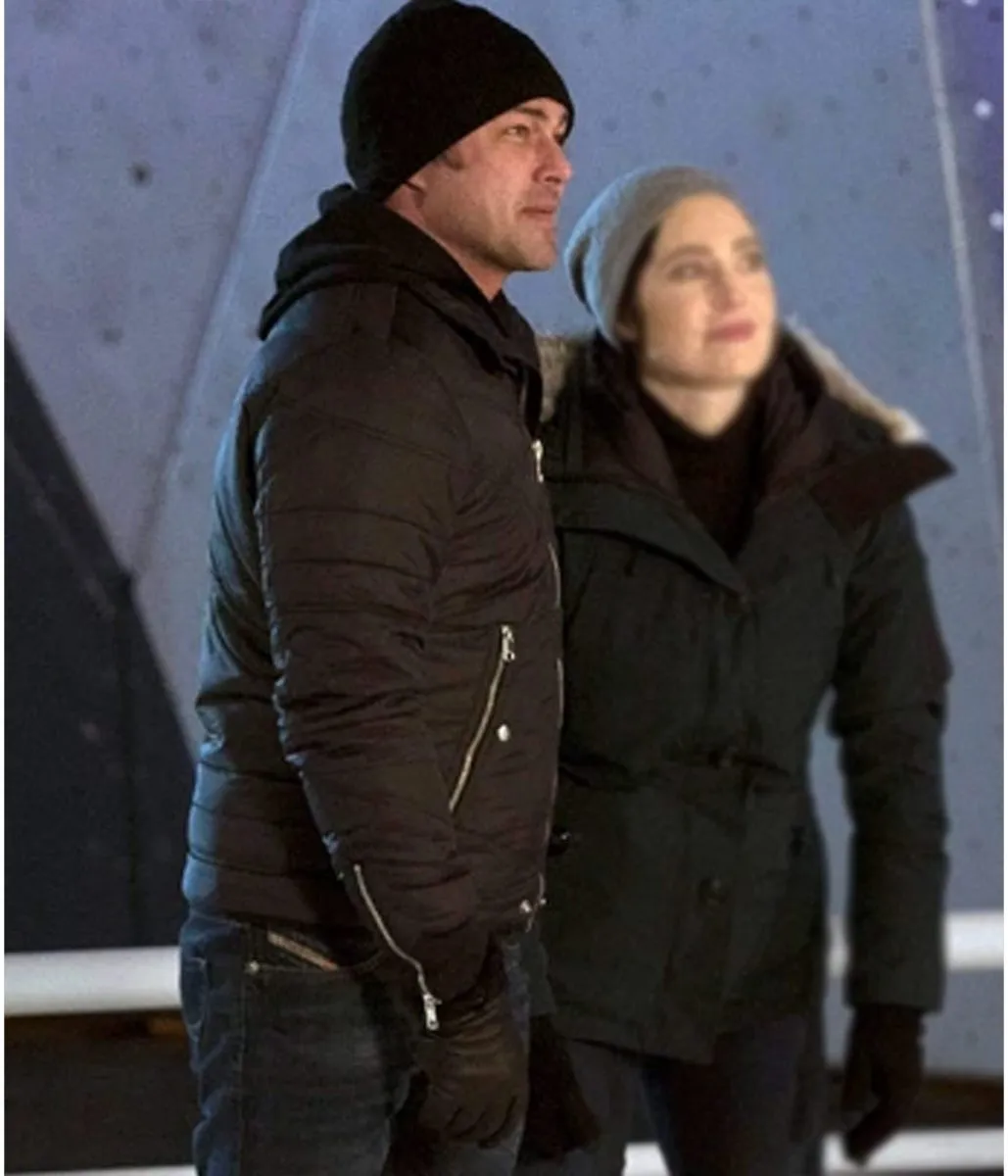 Chicago Fire Taylor Kinney Black Puffer Jacket