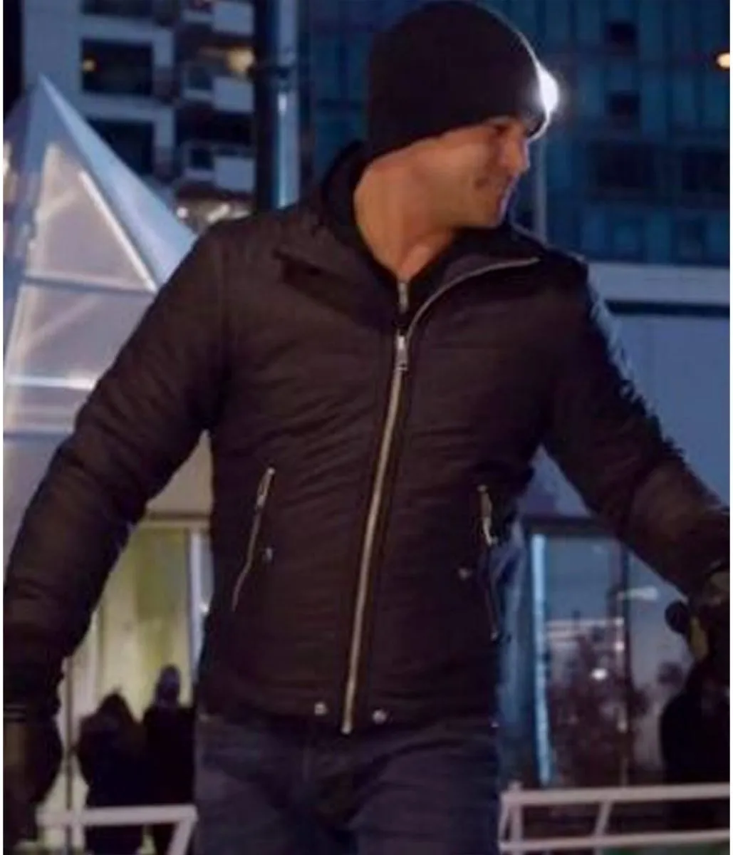 Chicago Fire Taylor Kinney Black Puffer Jacket