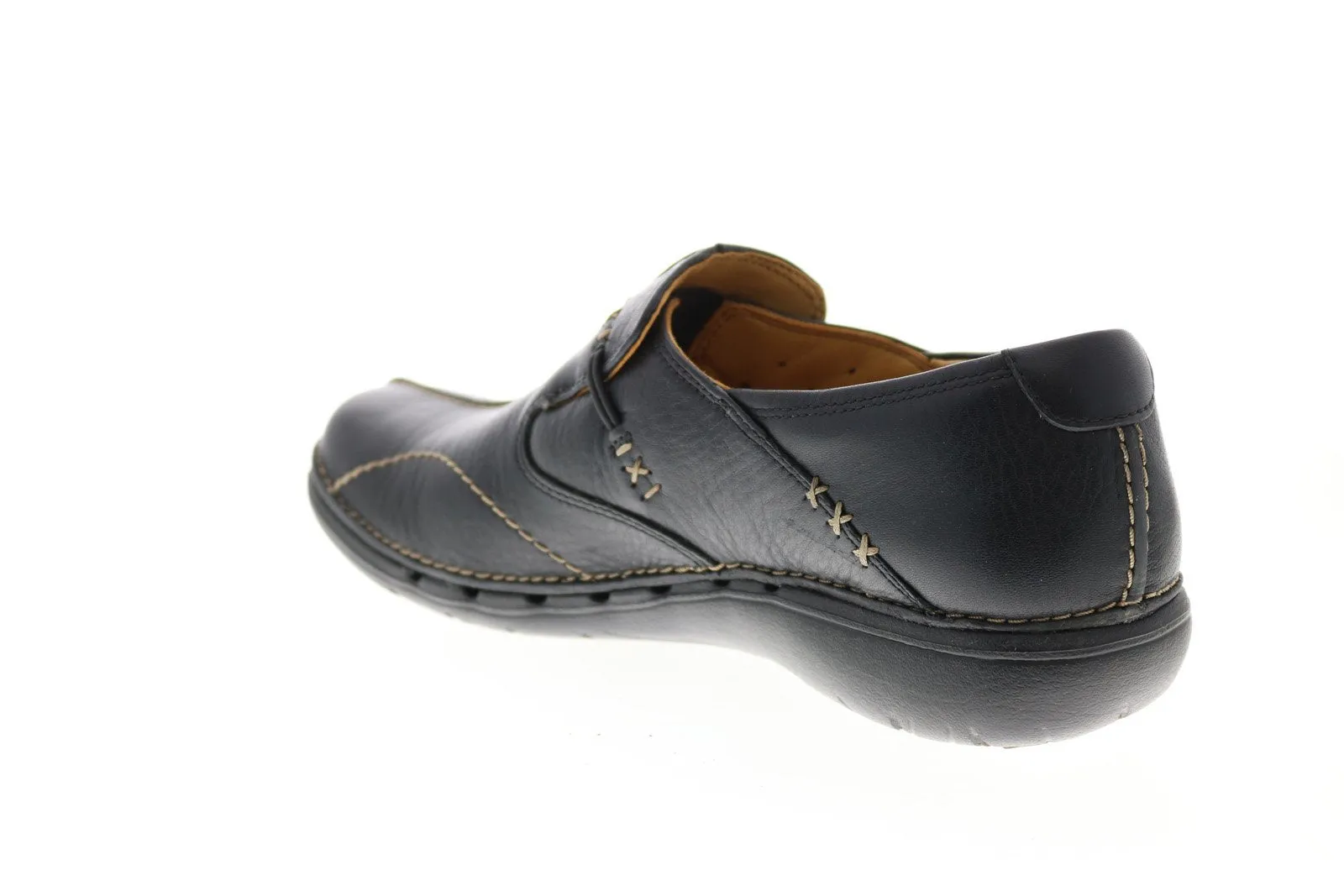 Clarks Black Leather Loafers