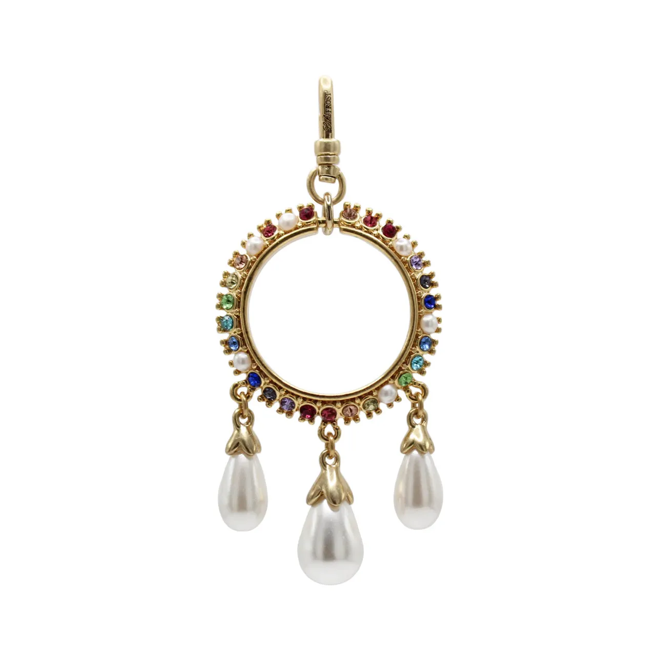 Soft Rainbow Faux Pearl Charm in Major Colors