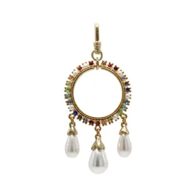 Soft Rainbow Faux Pearl Charm in Major Colors