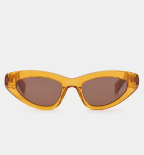 Burnt Orange Sunglasses with Smokey Brown Lens