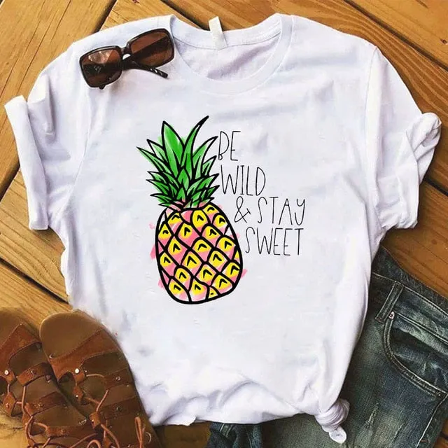 Fruit Graphic T-shirt for Women