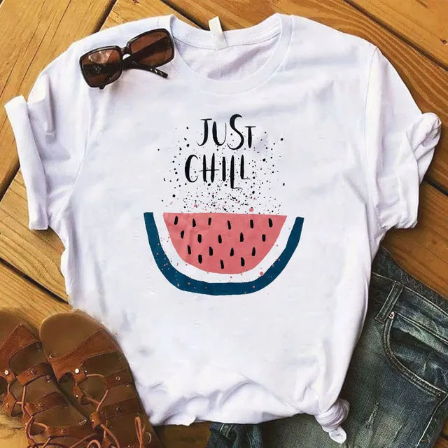 Fruit Graphic T-shirt for Women