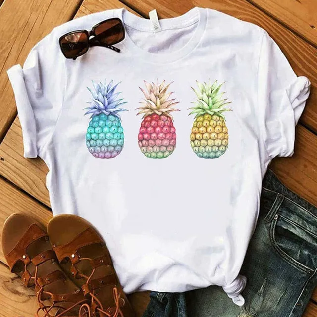 Fruit Graphic T-shirt for Women