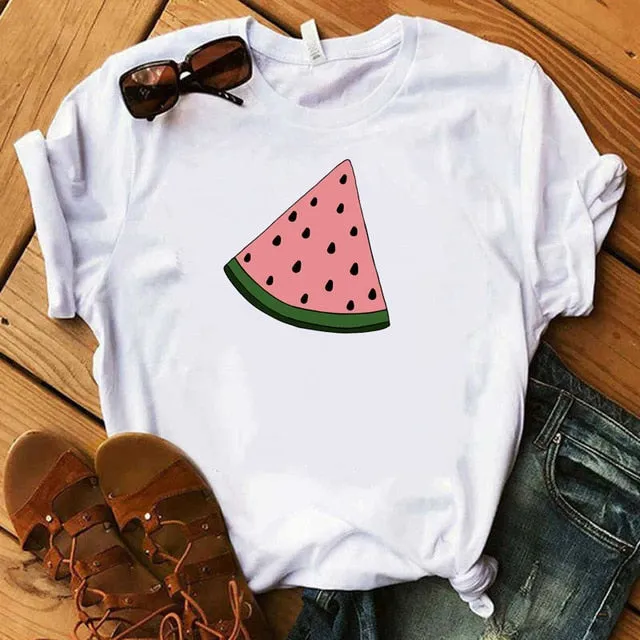 Fruit Graphic T-shirt for Women