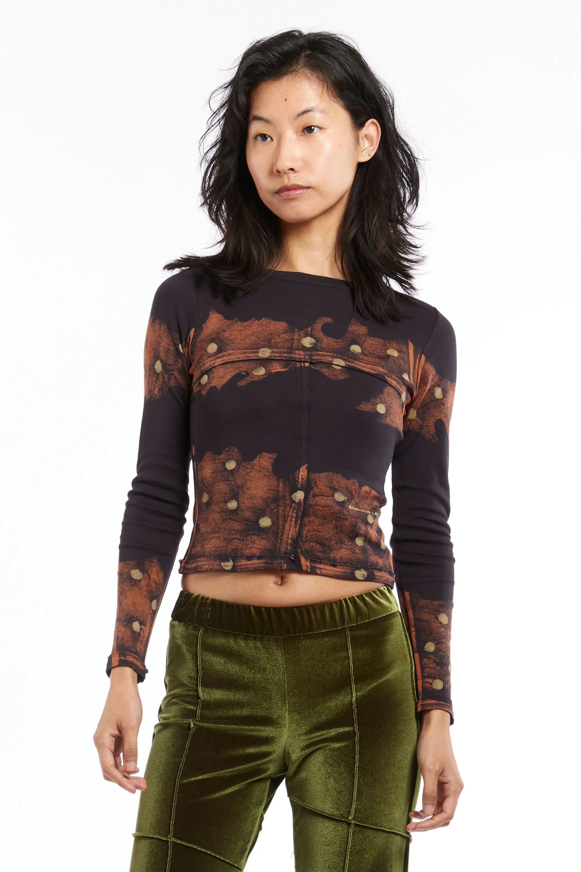 Stylish Crewneck Bouquet Top