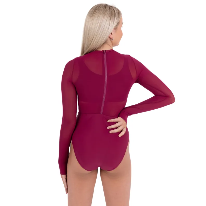 Mesh Criss Cross Leotard