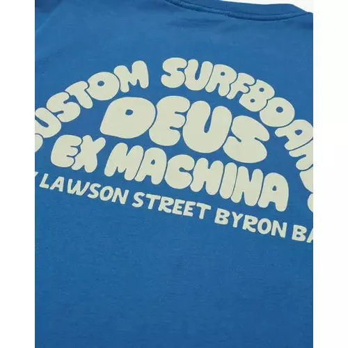 DEUS EX MACHINA  Deus Ex Machina Byron Surf (Regular Fit) Tee - Dusty Blue