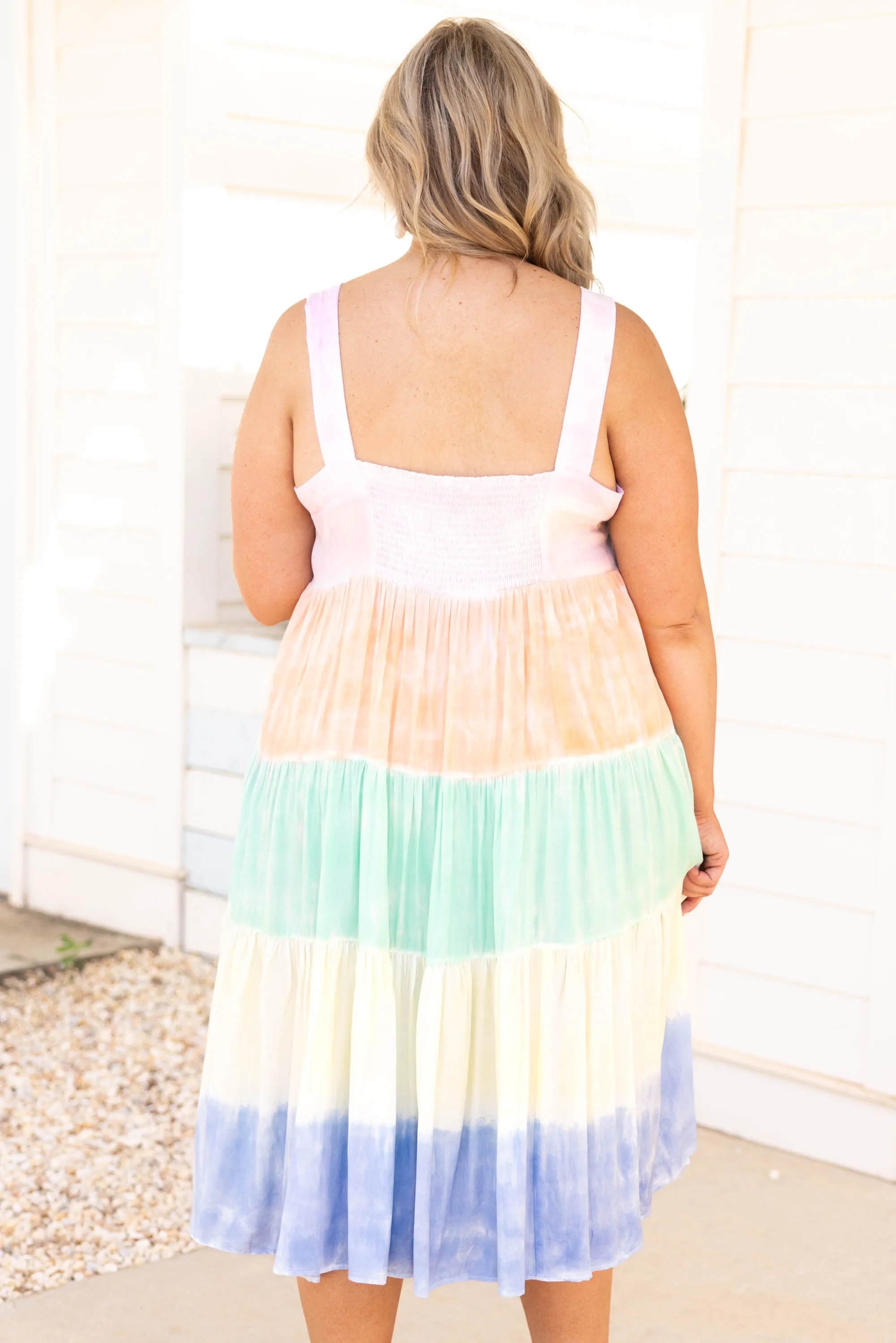 Sherbert Dreams Dress in Pastel Combo